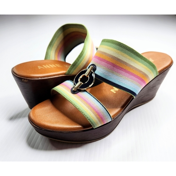 Anne Klein Akhadya Platform Wedge sandals size 6 - Picture 3 of 10